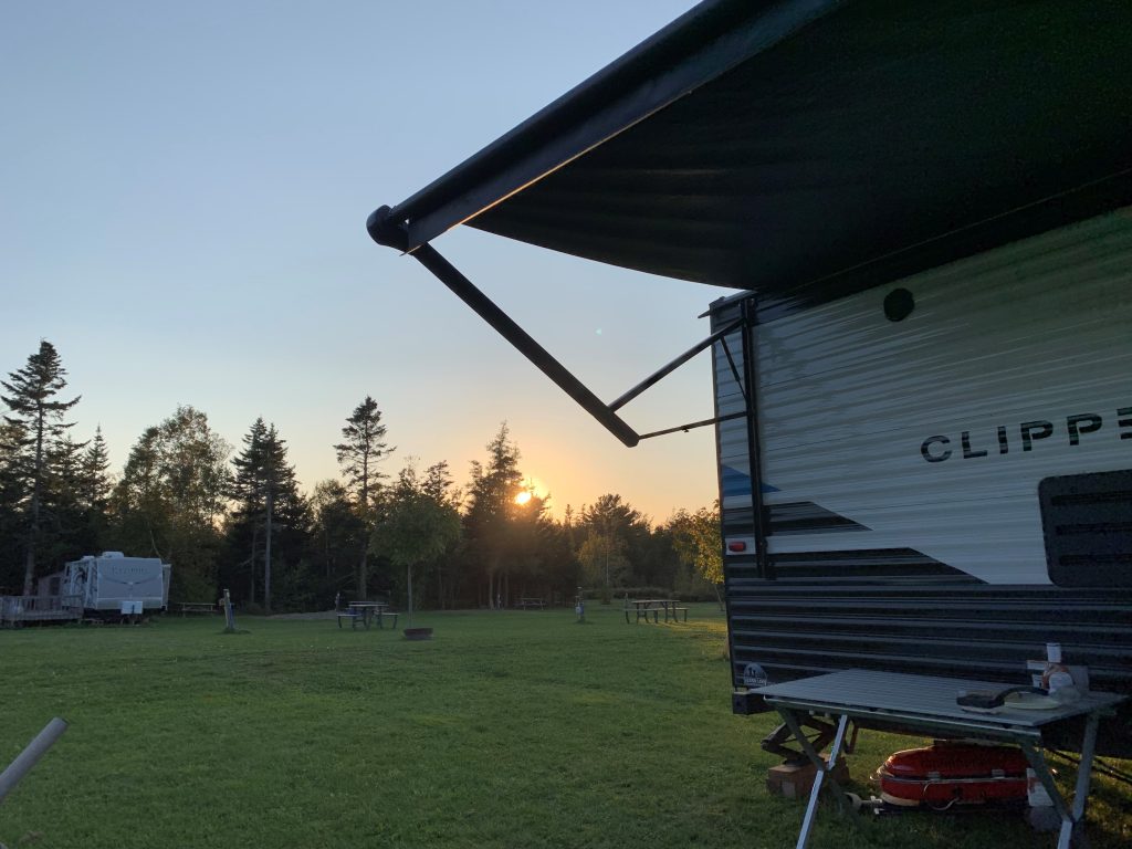 Camping in Digby, Nova Scotia
